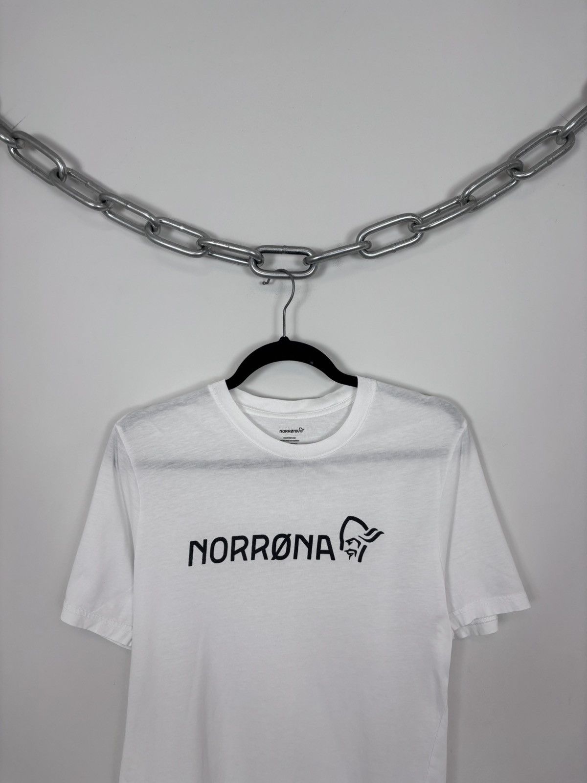Norrona Norrona /29 Cotton Viking T-Shirt Big Logo White Outdoor Size US S / EU 44-46 / 1 - 2 Thumbnail