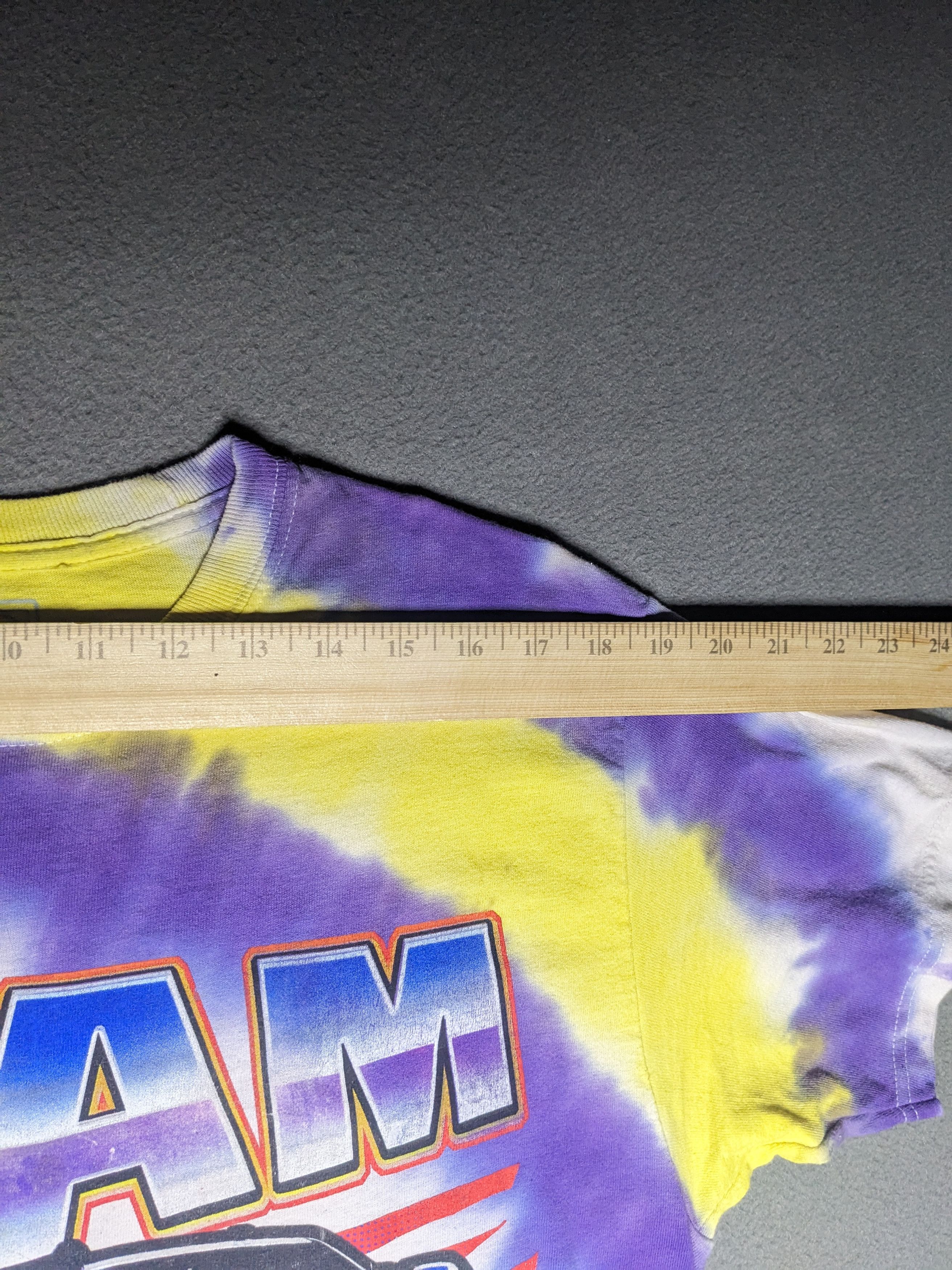 Vintage Dodge Ram Graphic Tee Tie Dye Medium Shirt Purple/Yellow Size US M / EU 48-50 / 2 - 11 Thumbnail