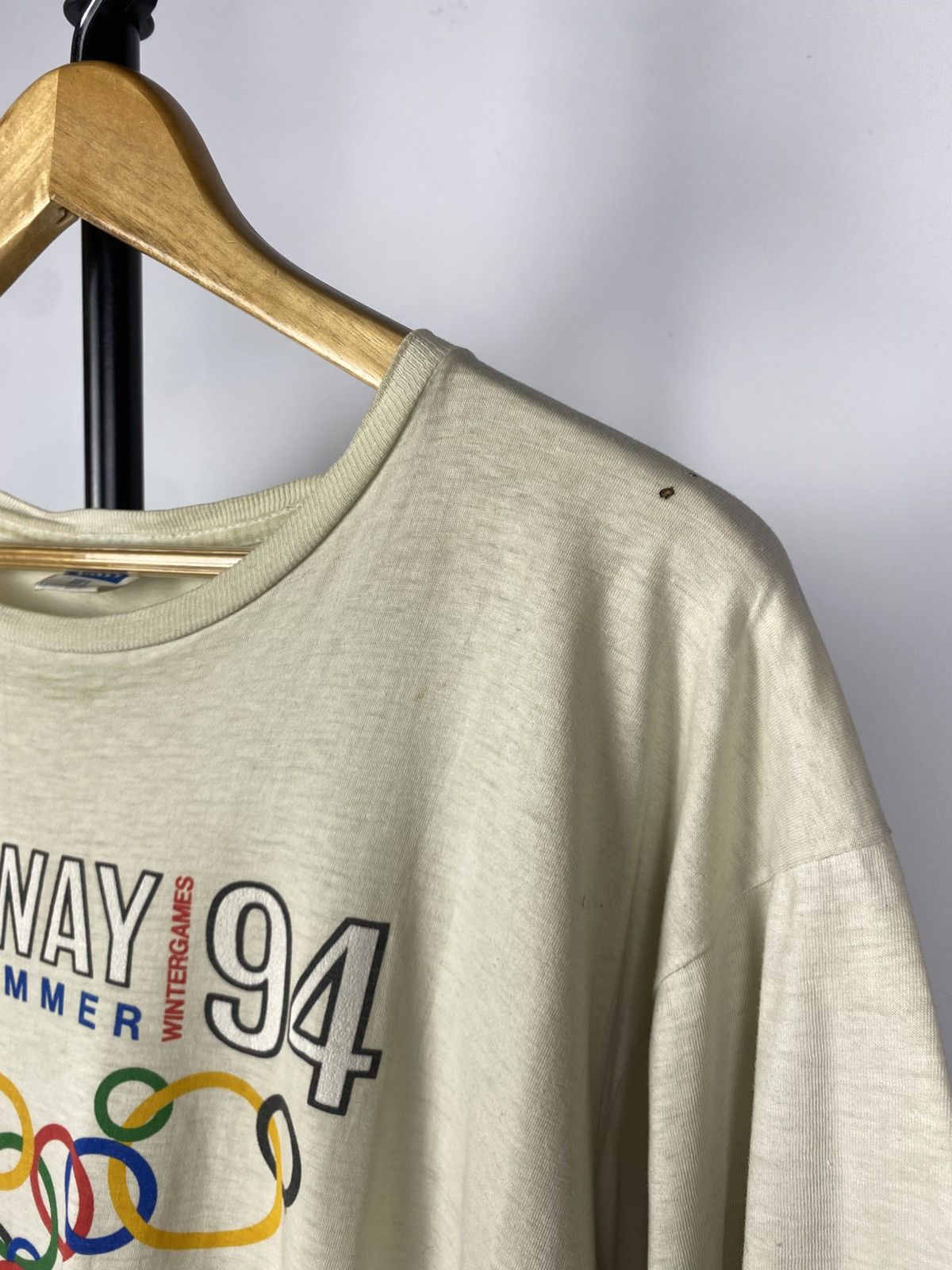 USA Olympics × Vintage Vintage rare 1994 Norway Olympics Games T-Shirt Men Size US L / EU 52-54 / 3 - 4 Thumbnail