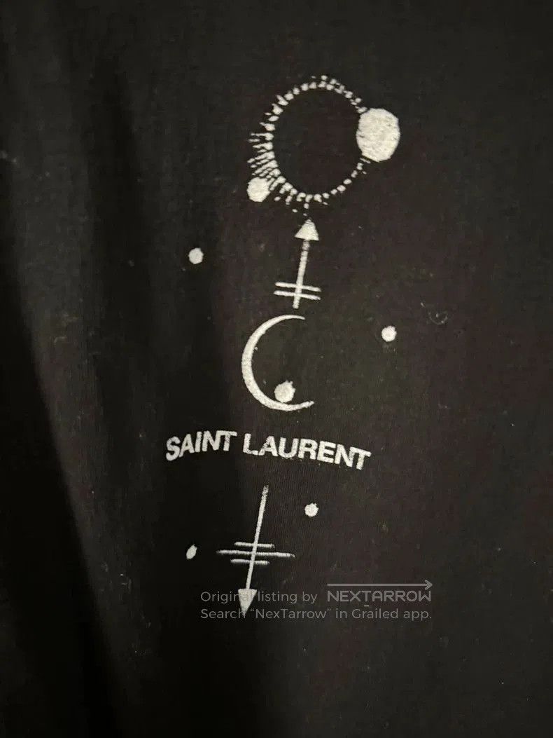Yves Saint Laurent YSL Saint Laurent Black Logo Tee. Size US L / EU 52-54 / 3 - 2 Thumbnail