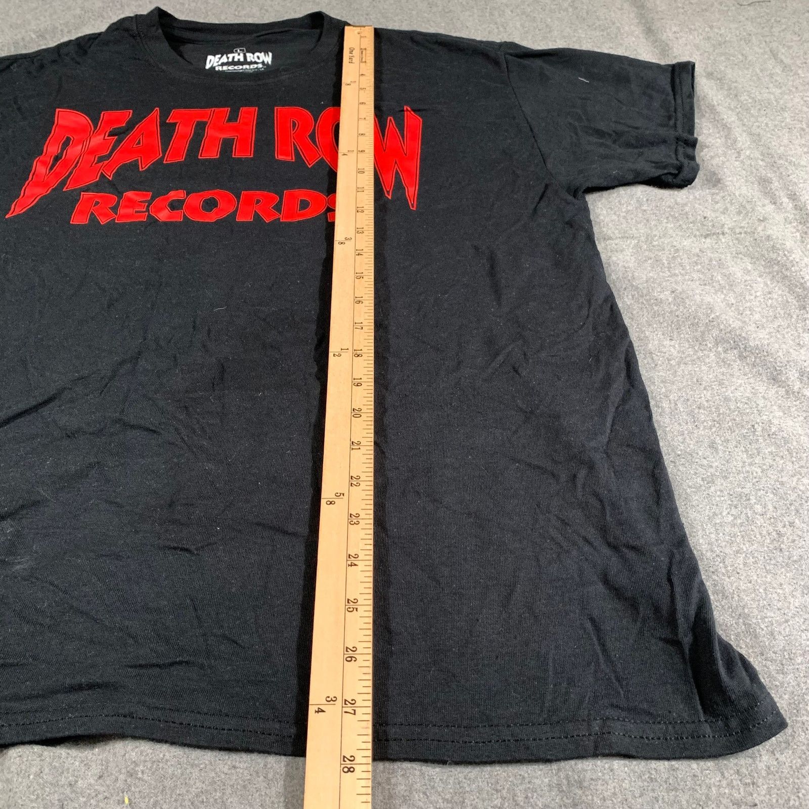 Death Row Records Deathrow Records Shirt Adult Large Black Casual T Shirt Mens Size US L / EU 52-54 / 3 - 8 Thumbnail