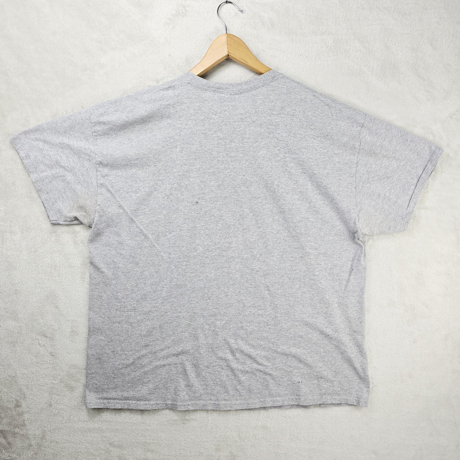 Hanes Vintage Jesus Christ Tough As Nails Shirt Mens XXL Grey God Size US XXL / EU 58 / 5 - 7 Thumbnail