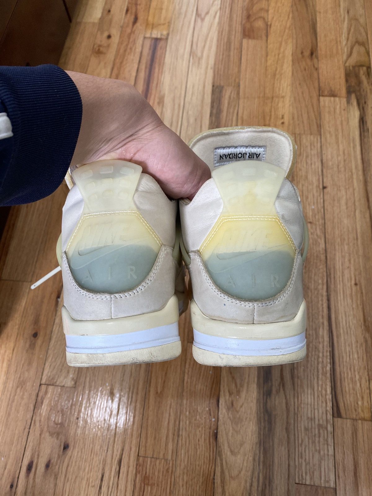 Jordan Brand × Off-White Jordan 4 off white sails Size US 11.5 / EU 44-45 - 4 Thumbnail