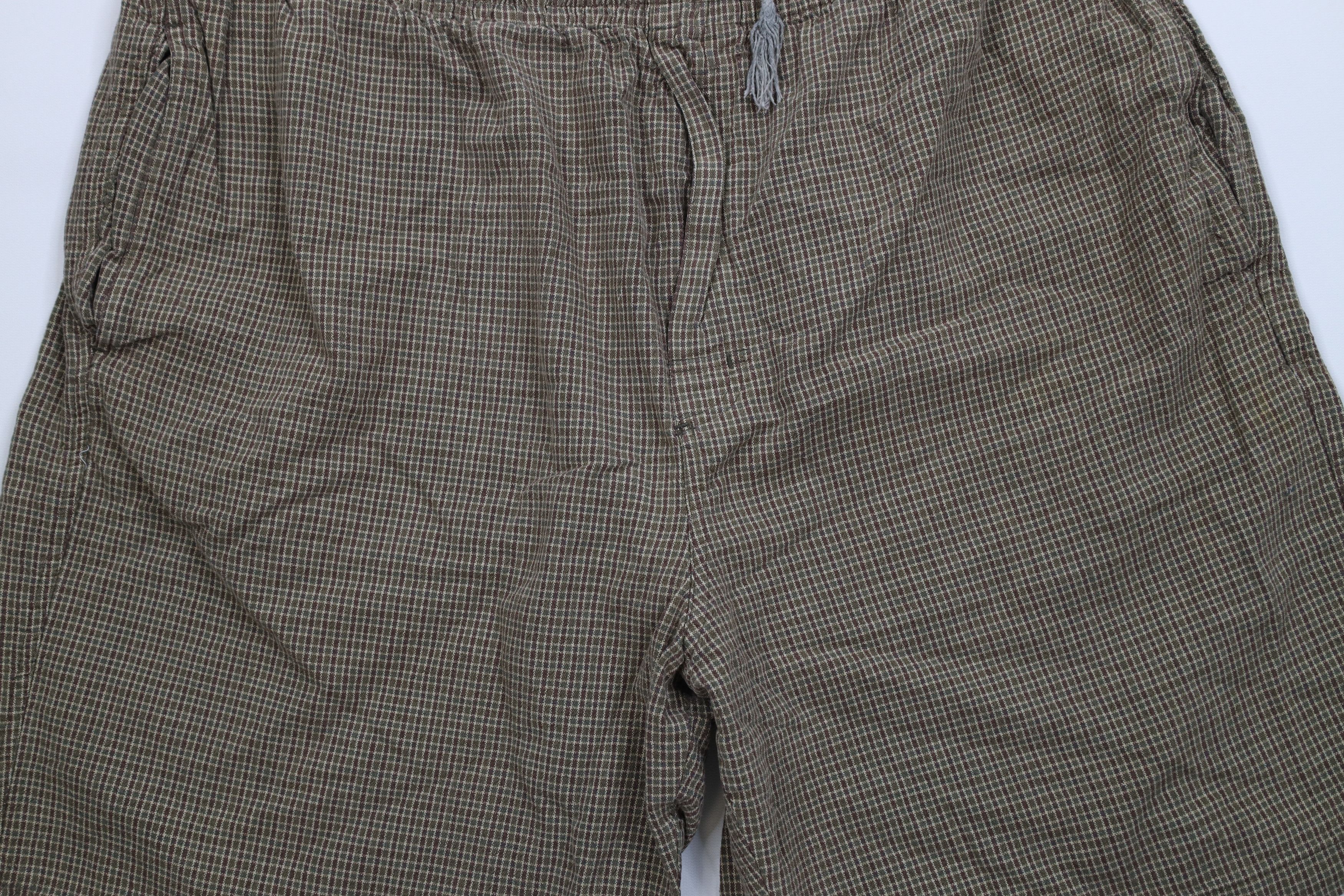 Vintage Vintage 90s Y2K Streetwear Knee Harem Shorts Plaid Cotton Size US 36 / EU 52 - 3 Thumbnail