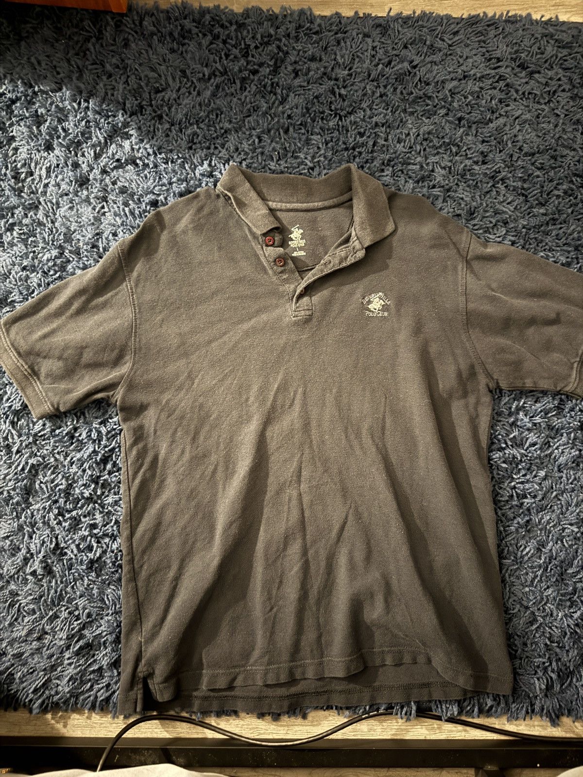 Beverly Hills Polo Club Beverly Hills Polo Club Men’s Black Short Sleeve Size US L / EU 52-54 / 3 - 1 Thumbnail