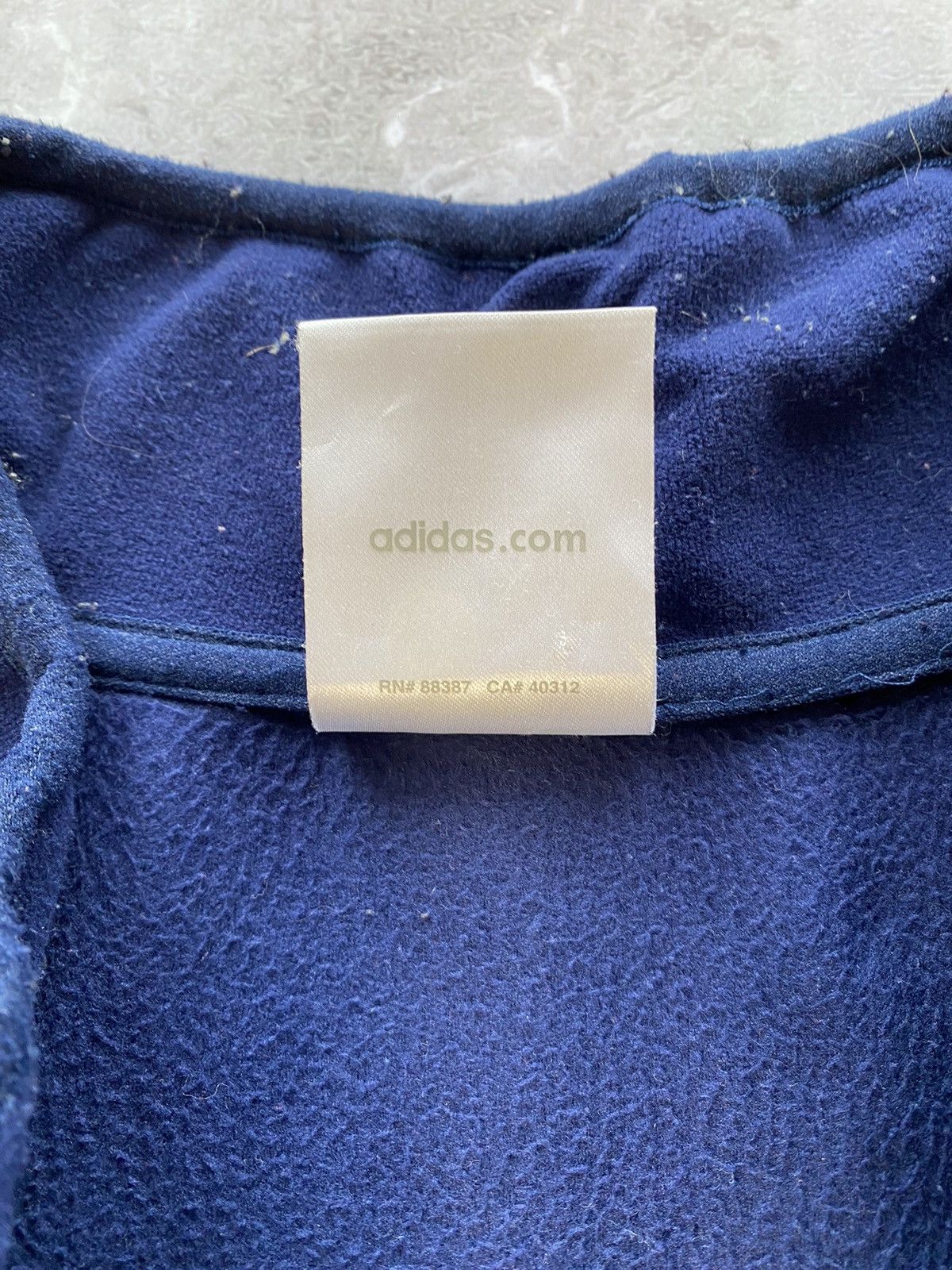 Adidas × Vintage OOs Adidas Paris Rugby Staid Francais Zip Up Fleece Jacket Size US XL / EU 56 / 4 - 11 Thumbnail