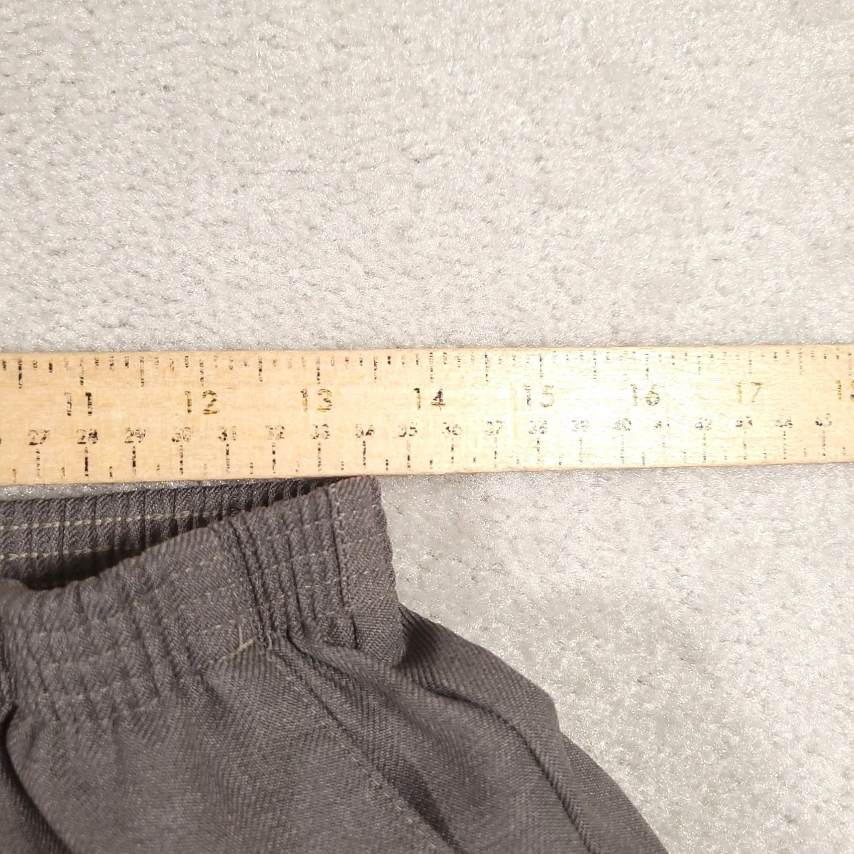 Vintage Alfred Dunner Pants Womens 14 Gray Elastic Waist Pull On Dress Pants Size 36" / US 14 / IT 50 - 4 Thumbnail