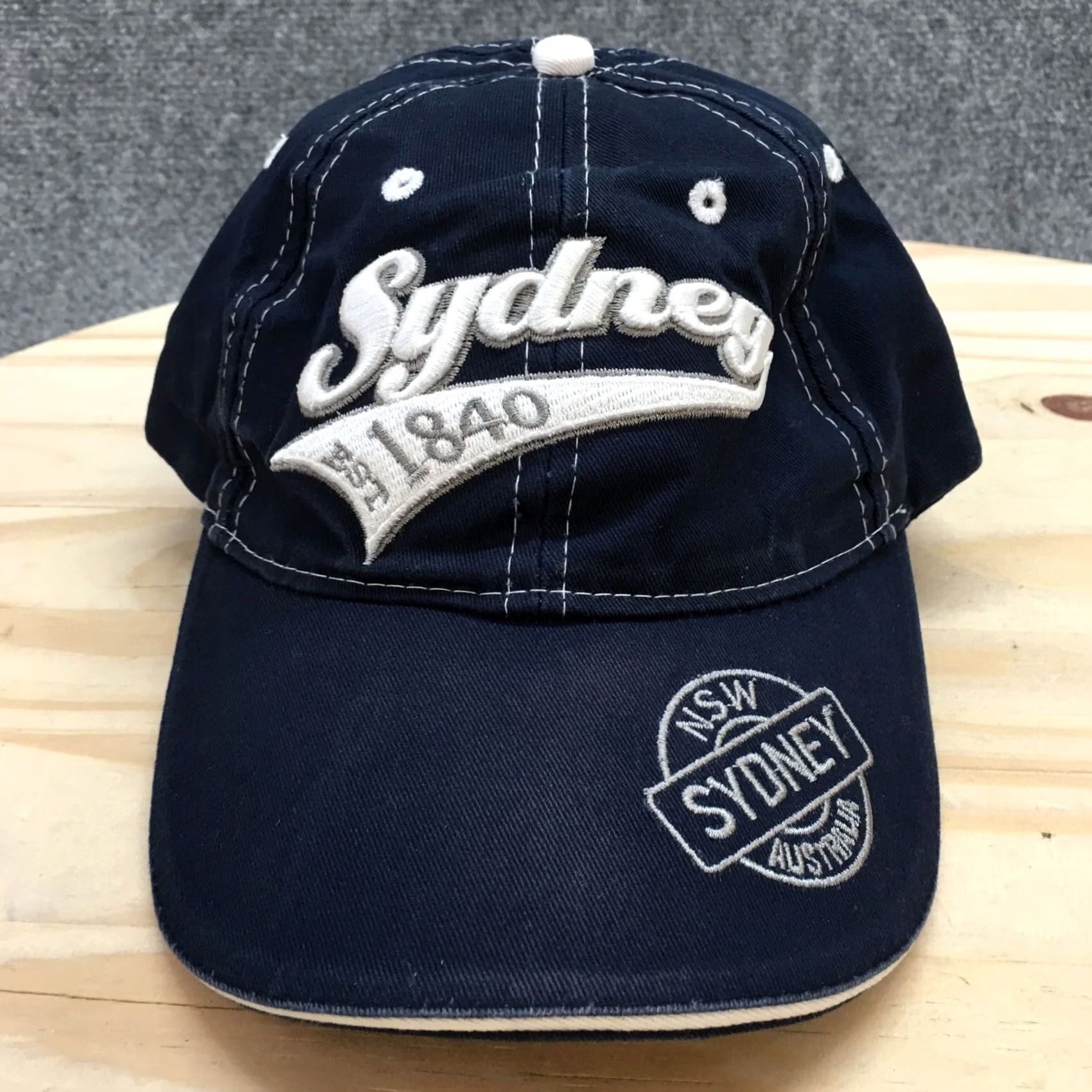 Logo 7 JoeyRoo Australia Baseball Hat Womens Blue OS Adjustable Embroidered Logo Size ONE SIZE - 2 Thumbnail