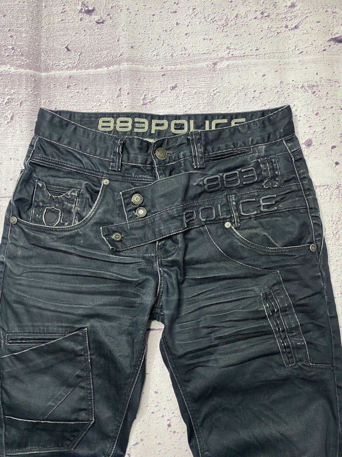 Other Multipocket 883 Police Denim Pant AvantGarde Japanese Size US 32 / EU 48 - 3 Thumbnail