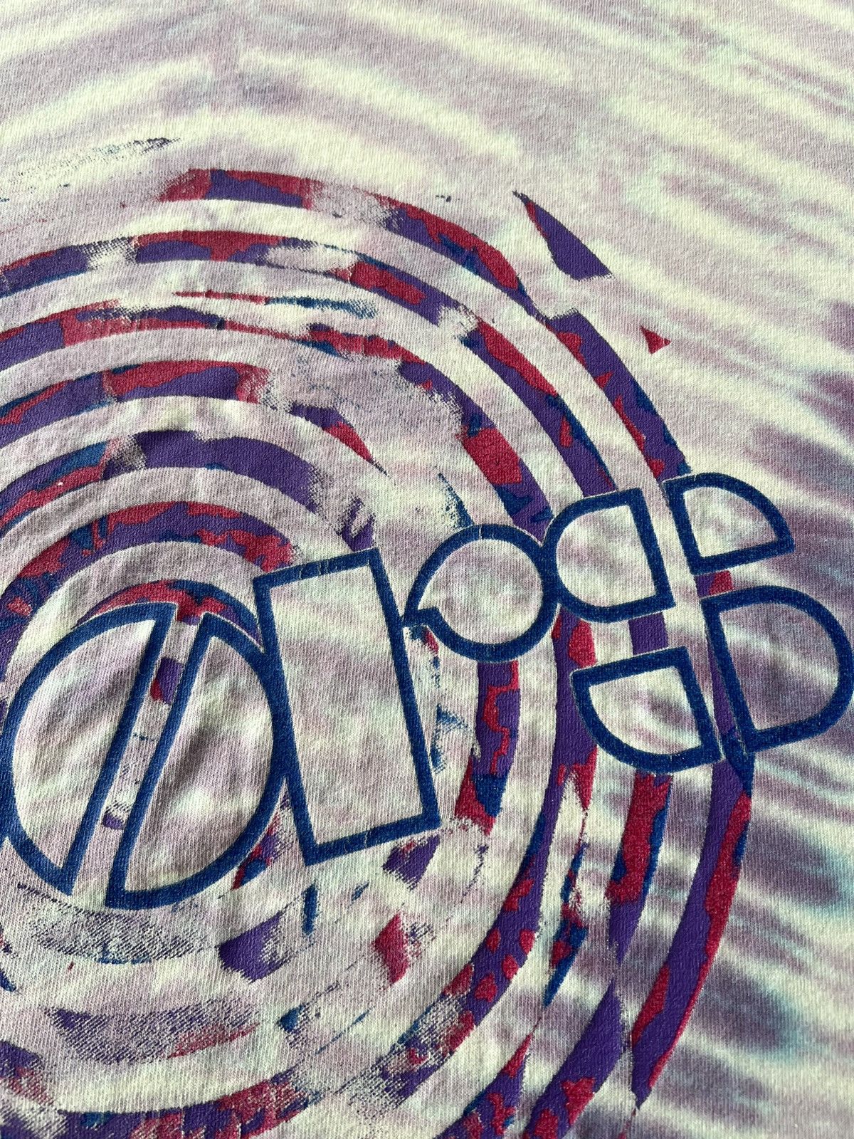 Band Tees Vintage 1995 The Doors Jim Morrison Tie Dye T-shirt Size US XL / EU 56 / 4 - 5 Thumbnail