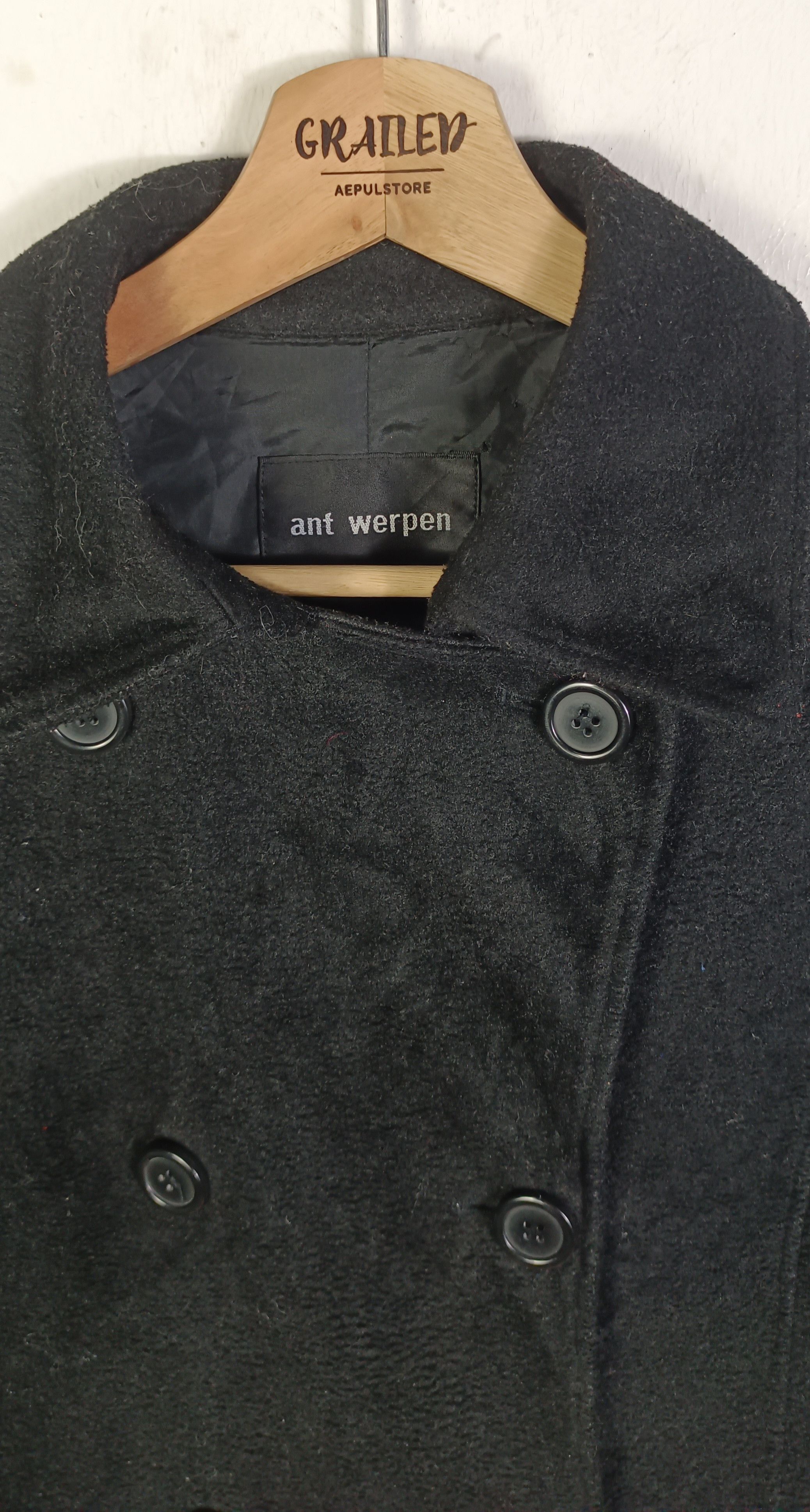 Essentiel Antwerp Vintage🔥 Essentiel AntWerp Loose Fit Pea Coat Size S / US 4 / IT 40 - 8 Thumbnail