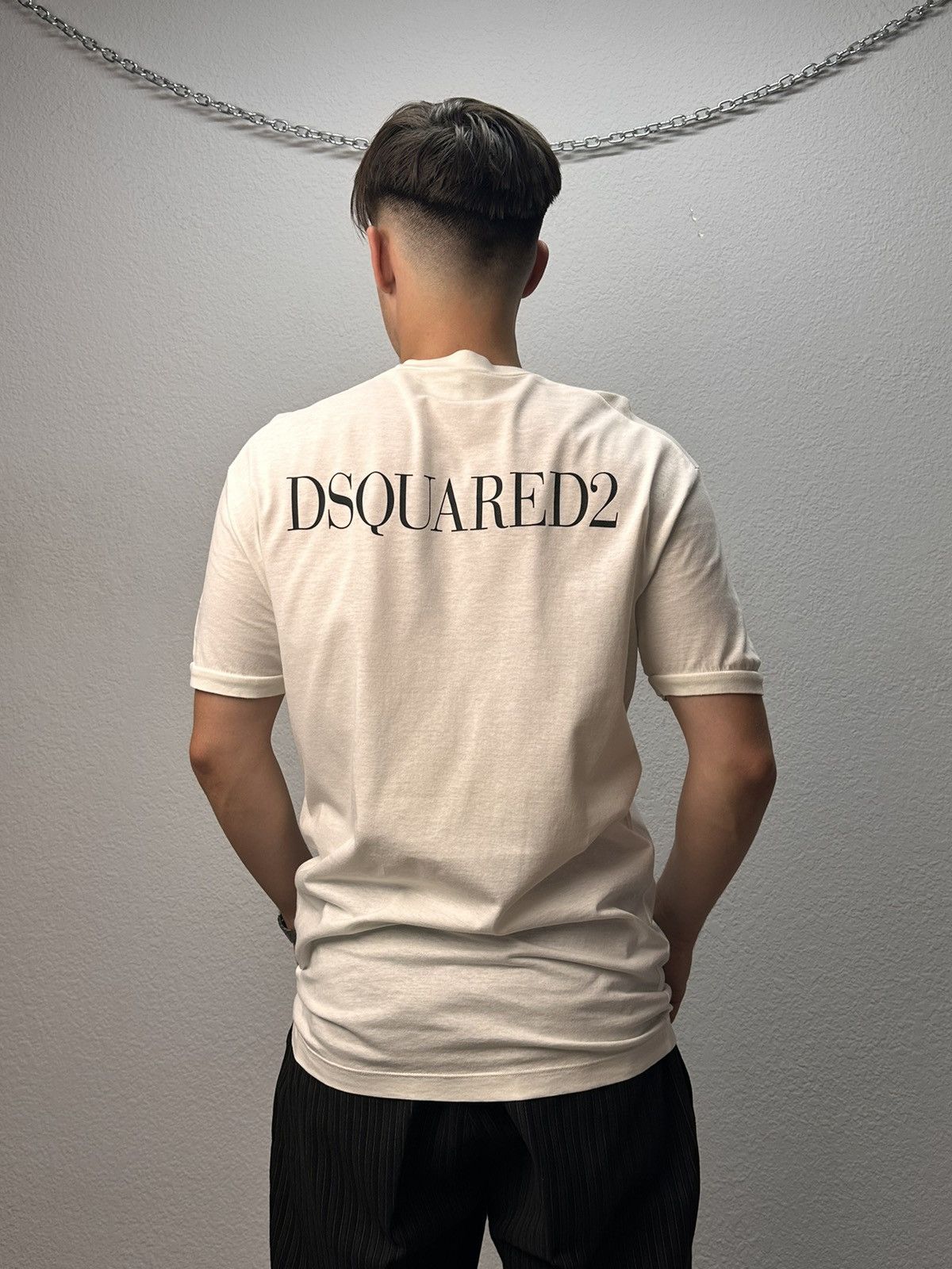 Dsquared2 Dsquared2 T-shirt ROSE Design Ibrahimovic Denim Italy Y2K Size US M / EU 48-50 / 2 - 21 Thumbnail