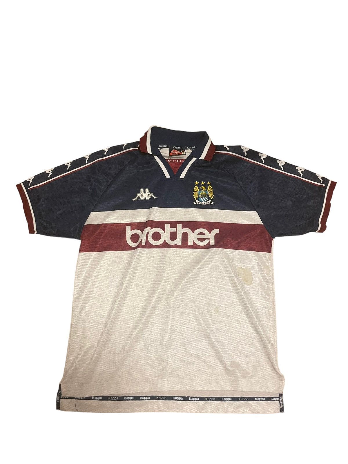 Kappa Soccer Jersey 97 98 Manchester City away Grailed