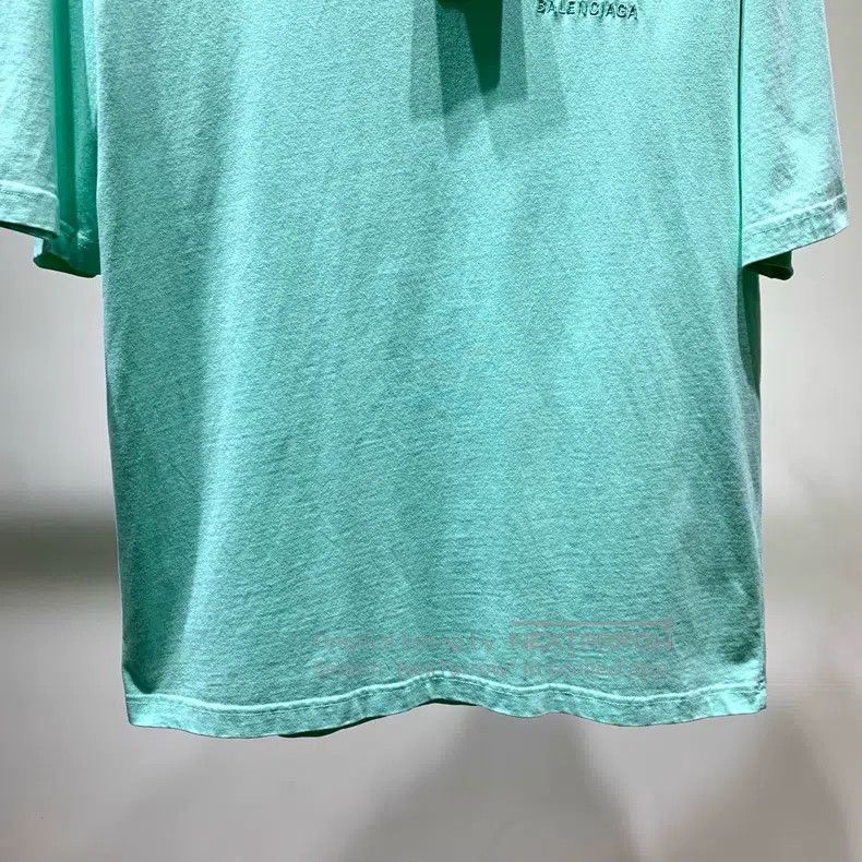 Balenciaga Balenciaga Mint Green Short Sleeve Size US XS / EU 42 / 0 - 4 Thumbnail