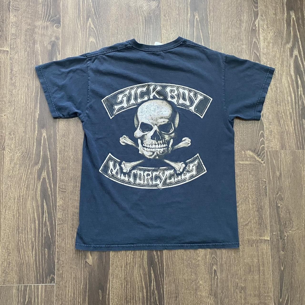 Vintage vintage sick boy motorcycle biker shirt Size US M / EU 48-50 / 2 - 1 Thumbnail