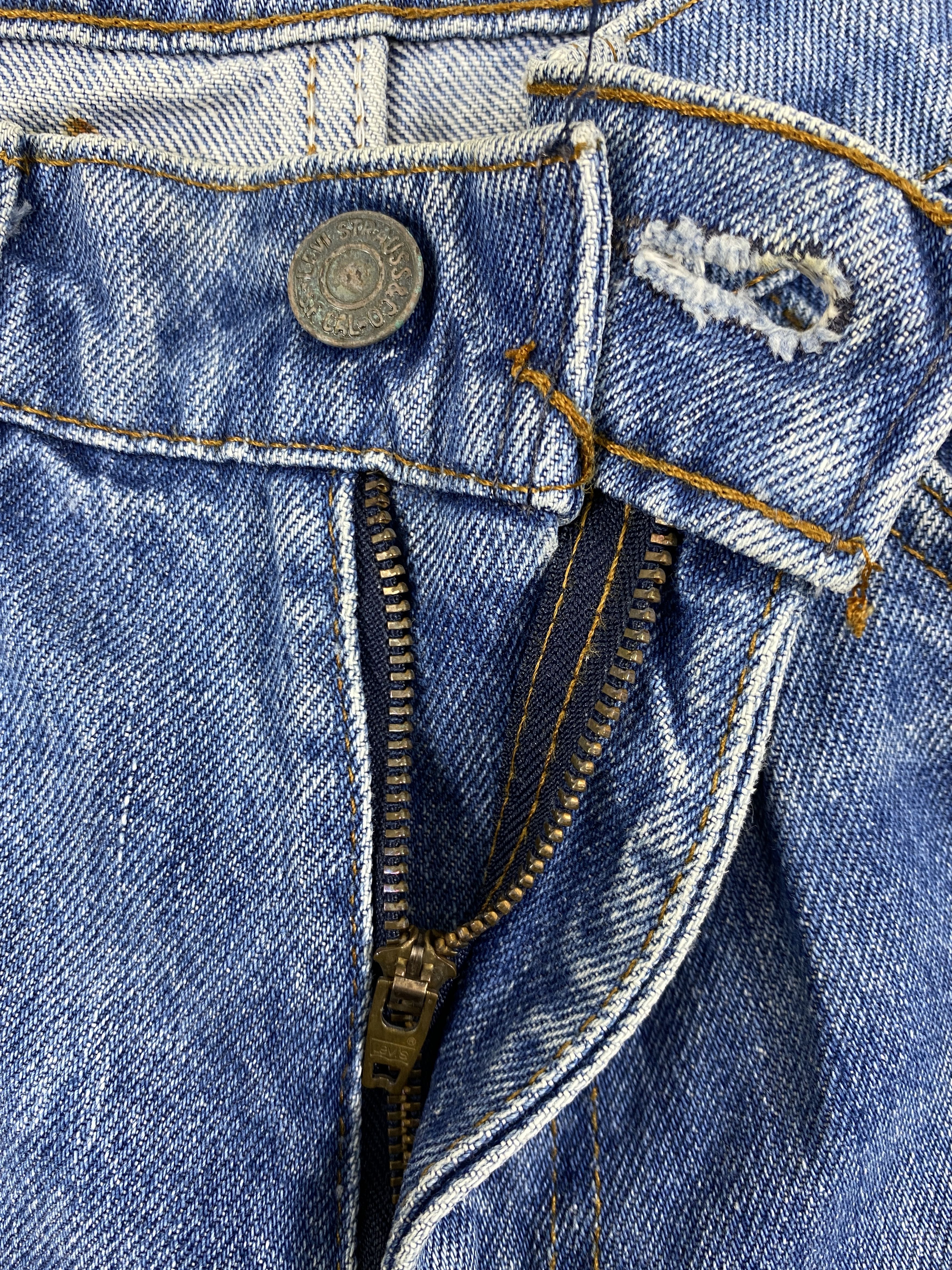 Levi's 80's Distressed Mudwash Vintage Levi's 646 Flare Orange Tab Size US 29 - 5 Thumbnail