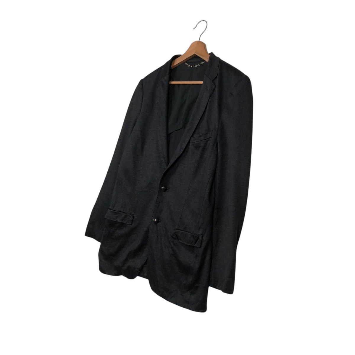 Maison MIHARA YASUHIRO 🔥RICH BLACK COATS JACKET MIHARAYASUHIRO DOUBLE BREASTED Size US S / EU 44-46 / 1 - 4 Thumbnail