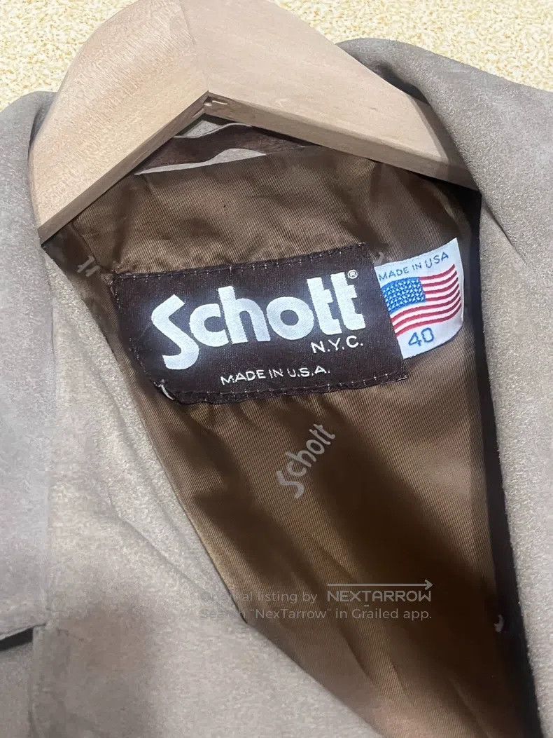 Schott Schott Fringed streamers, suede leather jackets, jackets, Size US XL / EU 56 / 4 - 3 Thumbnail