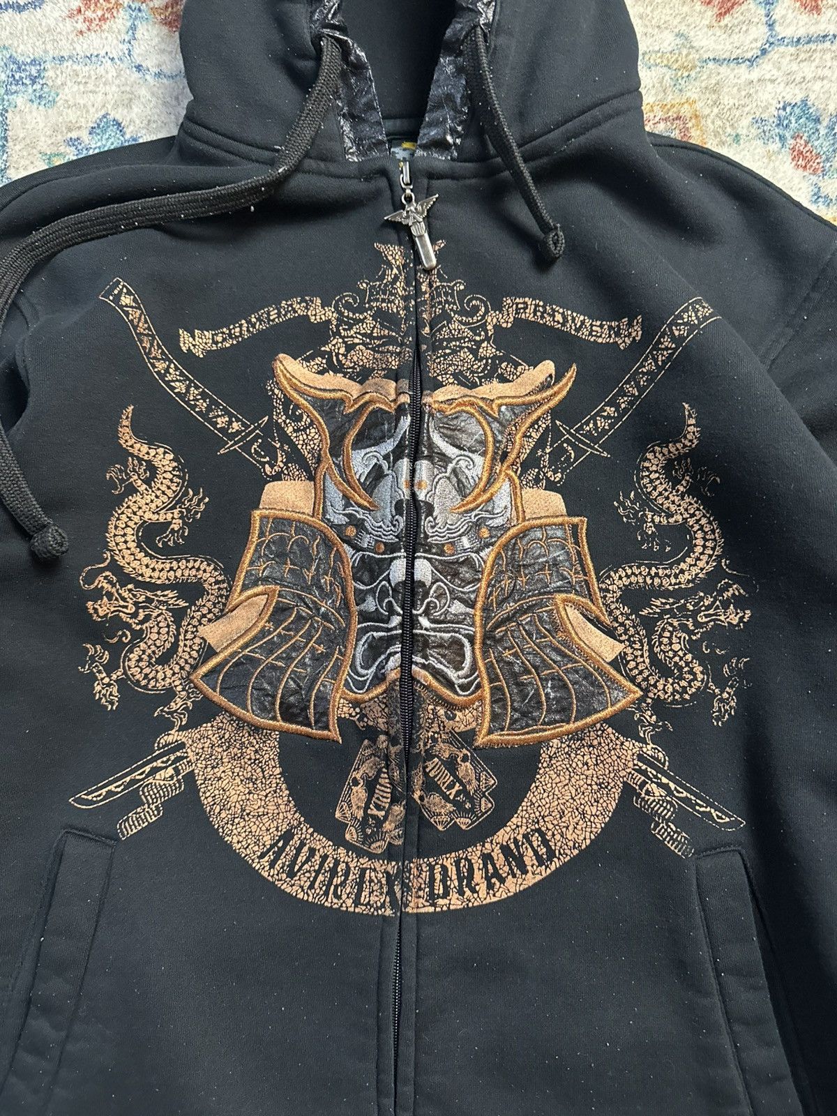 Avirex Vintage Avirex Samurai Zip-up Hoodie Medium Size US M / EU 48-50 / 2 - 4 Thumbnail