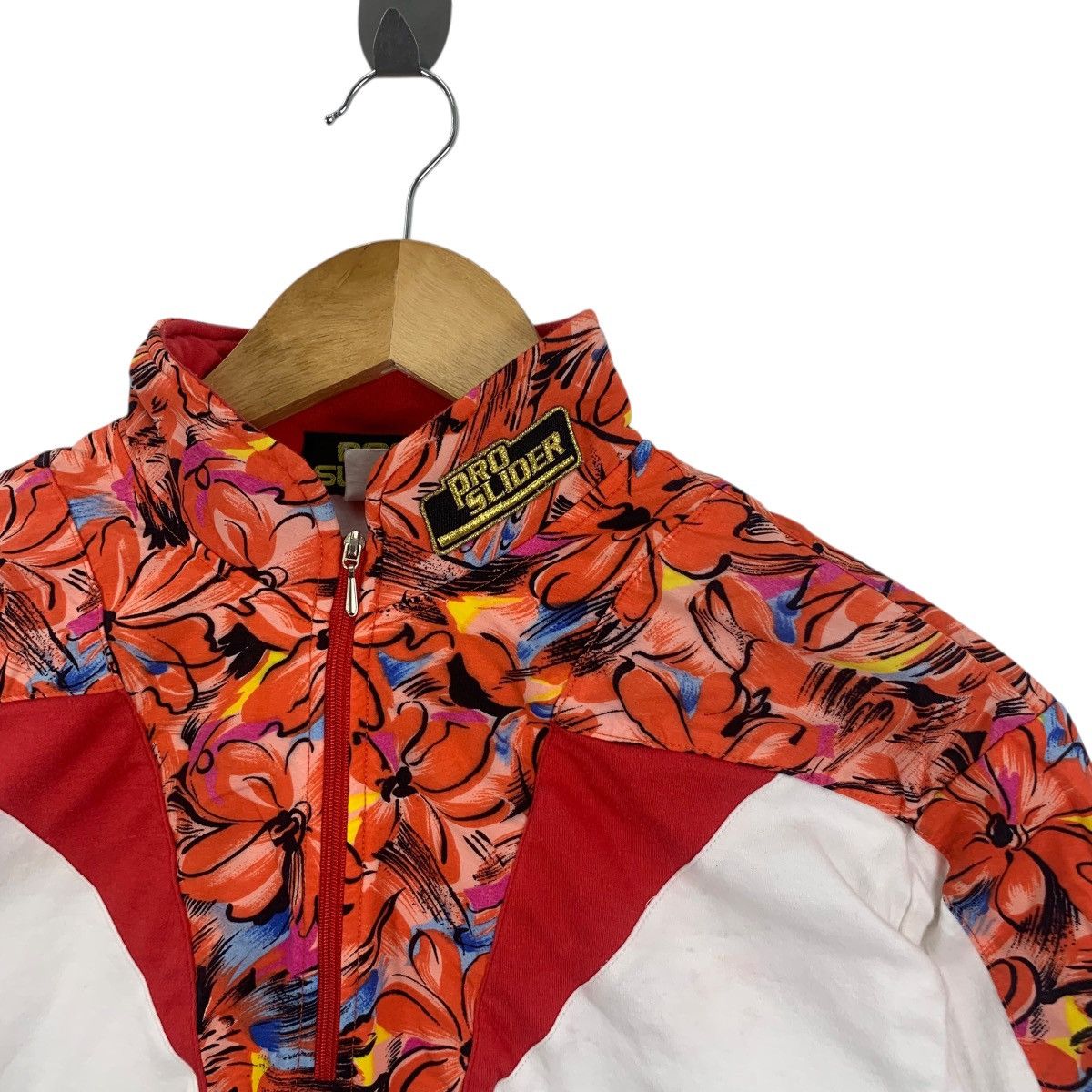 Vintage Vintage PRO SLIDER FLORAL Half Zipper Sweater Tee Shirt Top Size S / US 4 / IT 40 - 5 Thumbnail