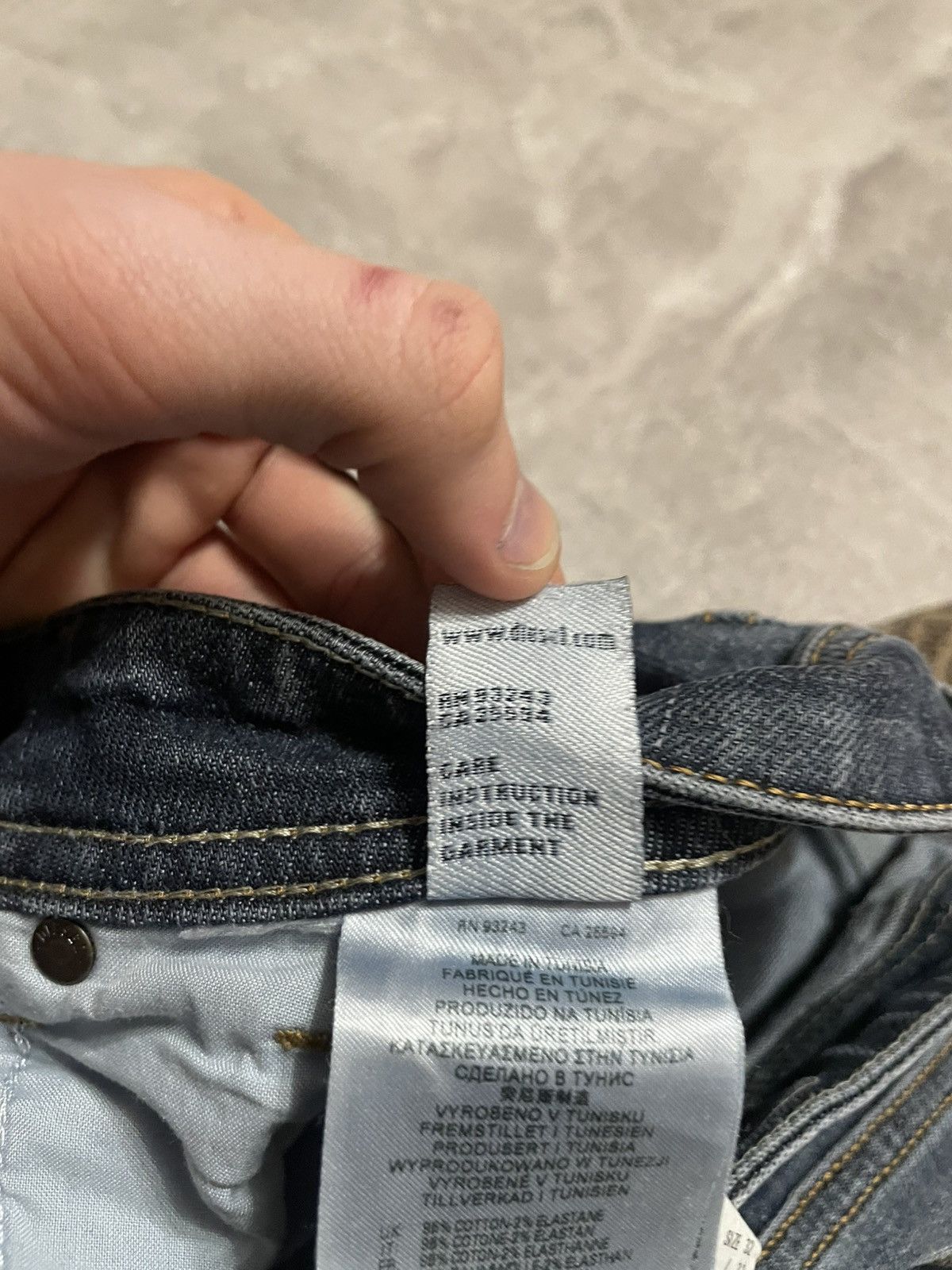 Diesel Vintage Diesel Distressed Denim Jeans Pants 32 Y2K Size US 32 / EU 48 - 18 Thumbnail