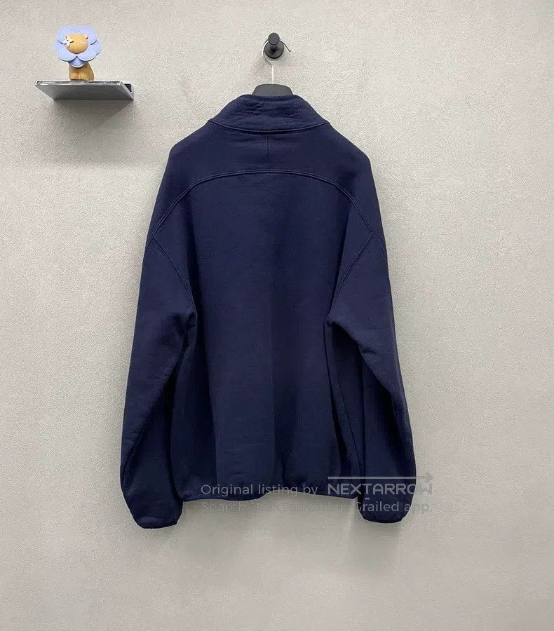 Dior Dior Dark blue embroidered 47 half-zipper sweatshirt Size US L / EU 52-54 / 3 - 2 Thumbnail