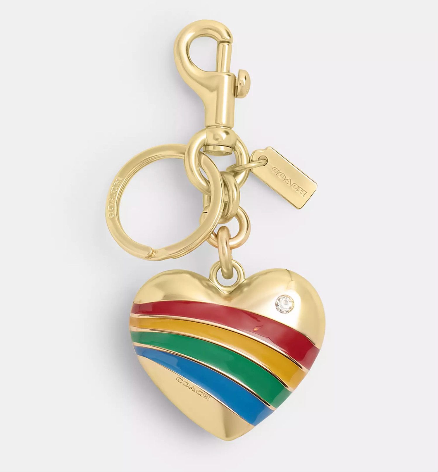 Coach Heart Bag Charm CAX71 Size ONE SIZE - 1 Thumbnail