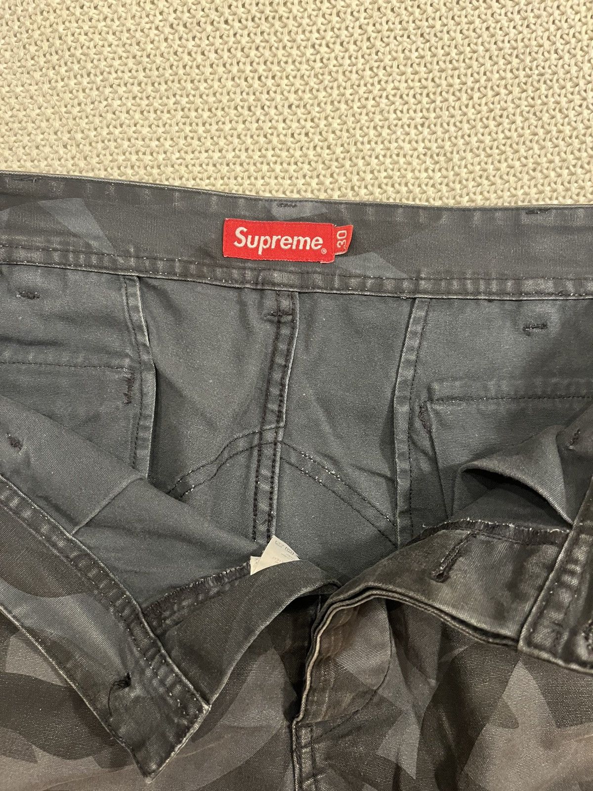 Supreme Supreme Black Tribal Camo Cargos Size US 30 / EU 46 - 6 Thumbnail