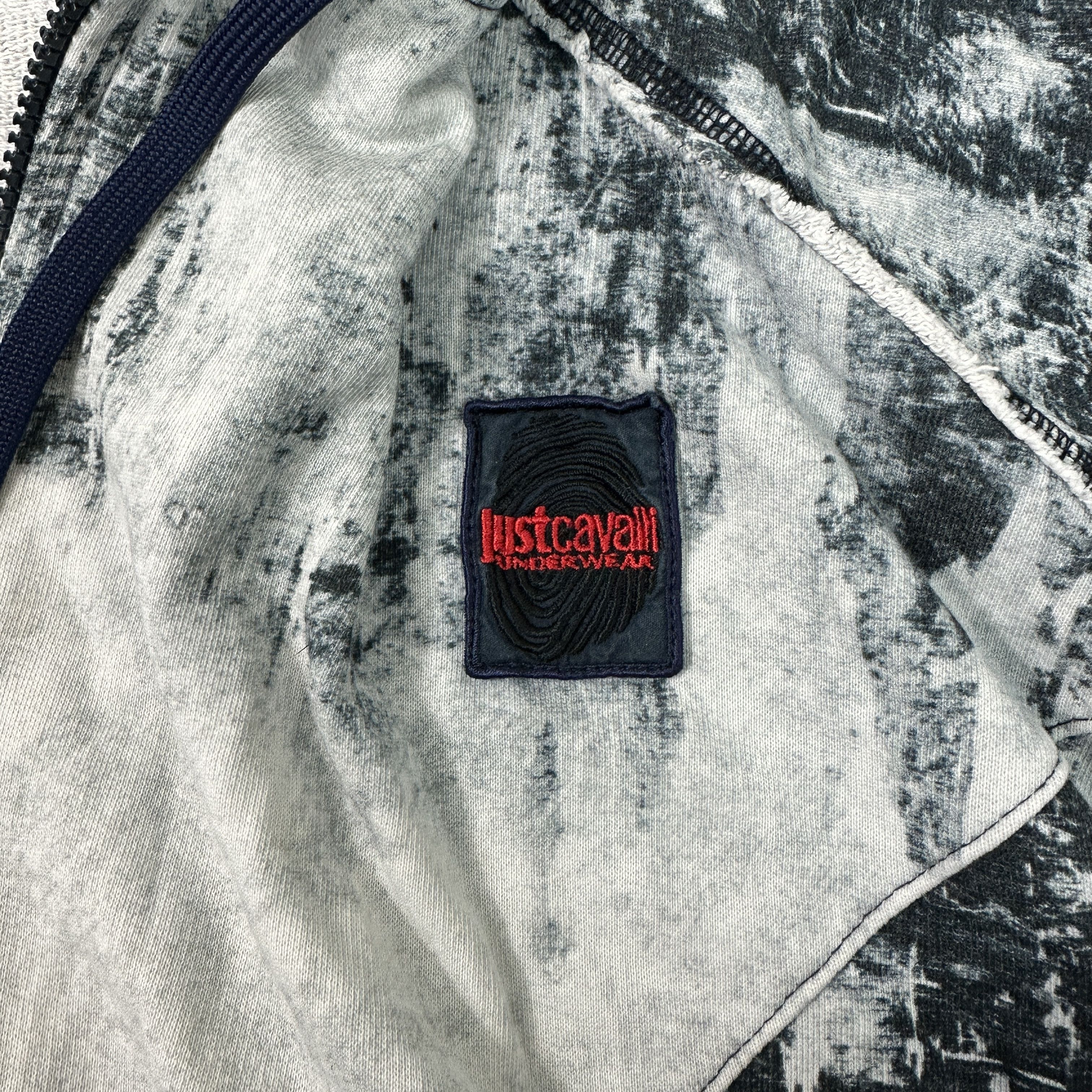 Just Cavalli × Roberto Cavalli Vintage Avant-Garde Cavalli Zip Hoodie Size US L / EU 52-54 / 3 - 5 Thumbnail