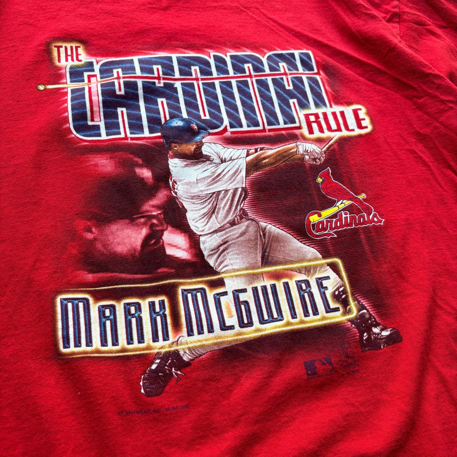 MLB Vintage St Louis Cardinals Mark Mcgwire T-shirt Size US XL / EU 56 / 4 - 2 Thumbnail