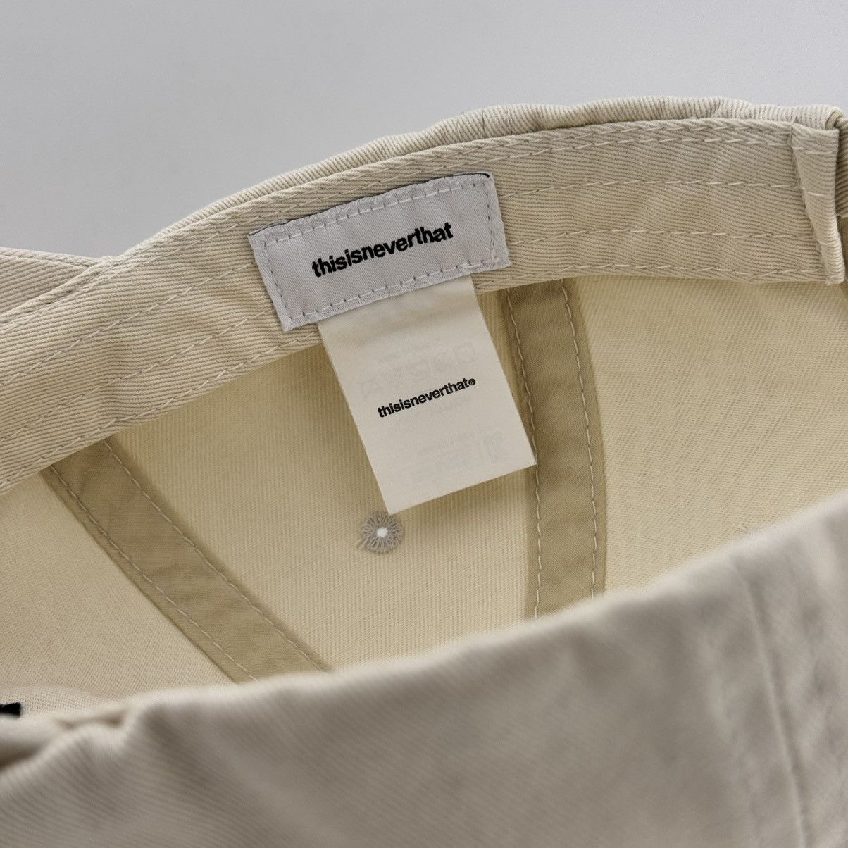 thisisneverthat Thisisneverthat 10th Anniversary Cap Beige Korea Size ONE SIZE - 6 Thumbnail