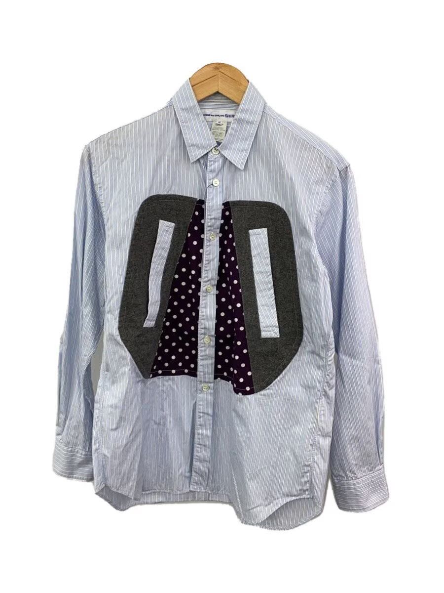 Comme des Garcons × Comme des Garcons SHIRT Reconstructed Panel Striped Button Shirt Size US XS / EU 42 / 0 - 1 Thumbnail