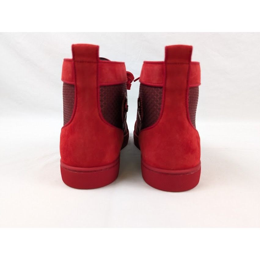 Christian Louboutin o1rshd1 Louis Orlato Flat Hi-Top Sneakers in Loubi Size US 12 / EU 45 - 10 Thumbnail