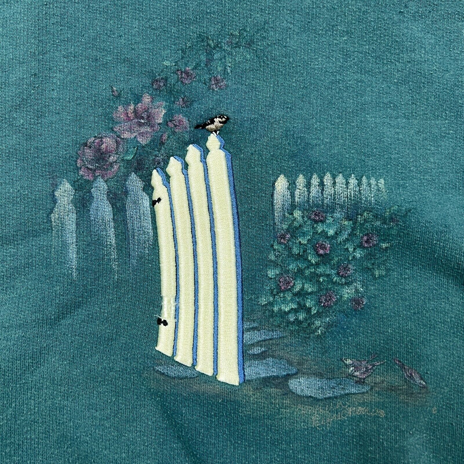 Vintage VTG 90s Northern Reflections Sweatshirt Medium Bird Animal Size US M / EU 48-50 / 2 - 2 Thumbnail