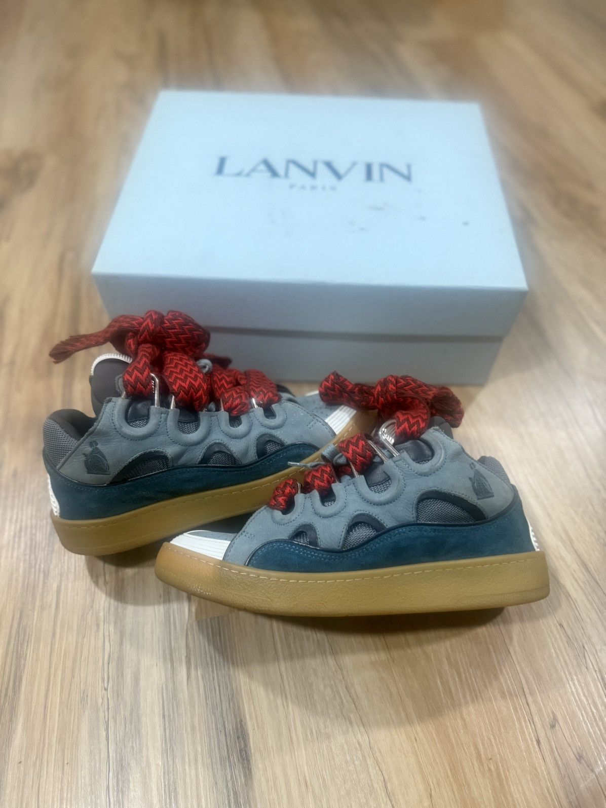 Lanvin Lanvin curb sneakers size 41 8 US Size US 8 / EU 41 - 1 Thumbnail