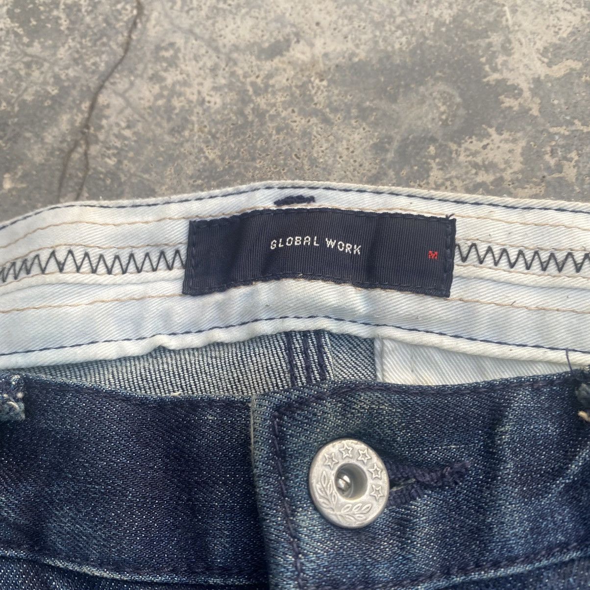 Global Work × Japanese Brand GLOBAL WORK Slim Biker Jeans Size US 33 - 11 Thumbnail
