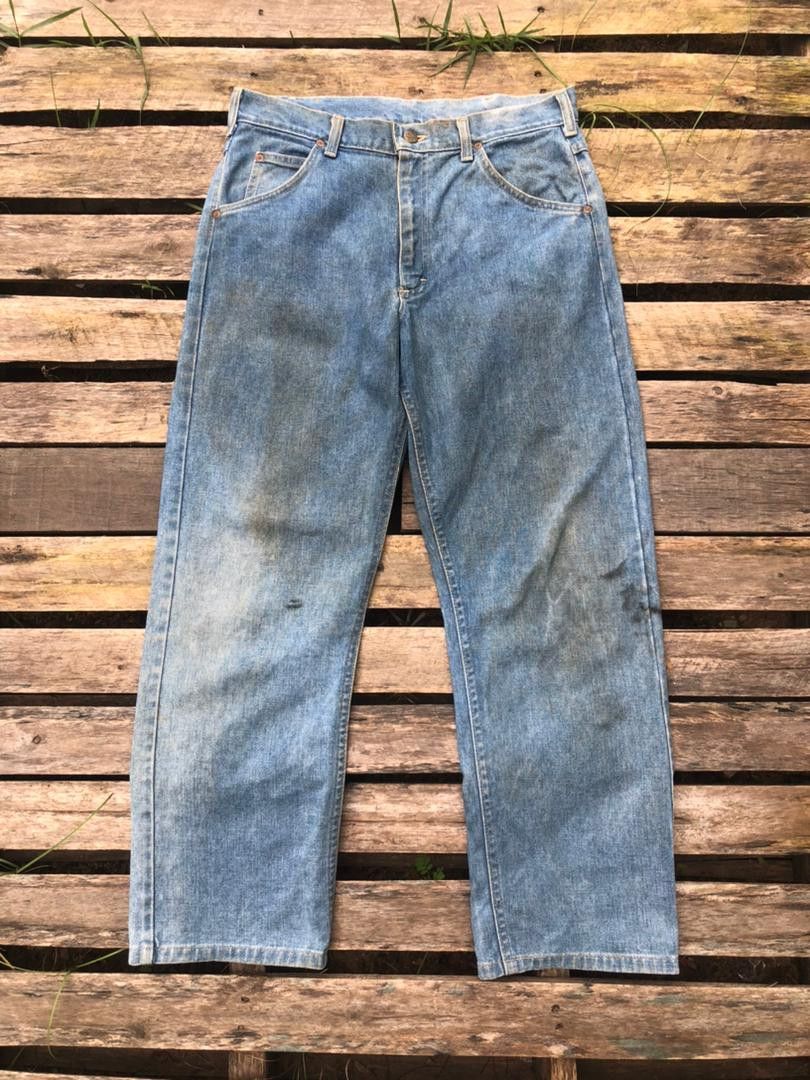 7-80's lee storm 42 talon Talon Zipper Lee Riders Trousers 80s LEE