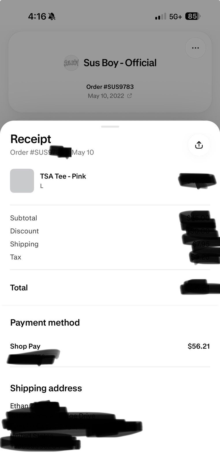 Sus Boy Susboy TSA Size US L / EU 52-54 / 3 - 6 Thumbnail