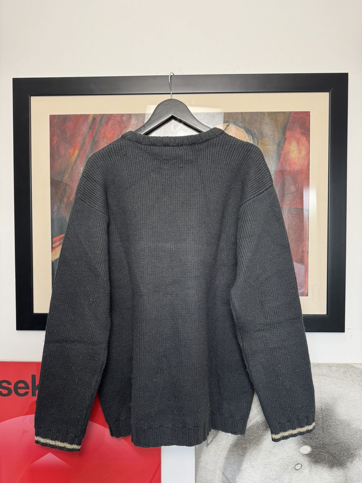 Billabong Vintage 90s Billabong Skate Surf Washed Knit Sweater Rare Size US L / EU 52-54 / 3 - 2 Thumbnail