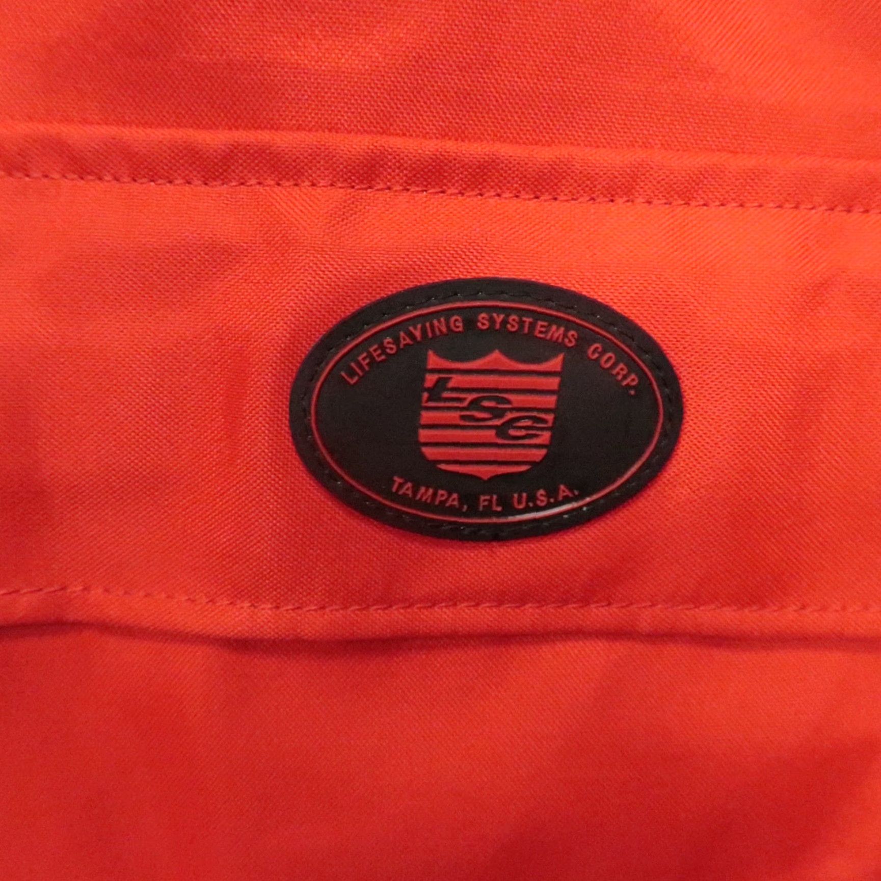 Rains Lifesaving Systems Corp Jacket Mens XL Orange Rain Coat Hooded Full Zip Pockets Waterproof Rain Tech Nylon Softshell Long Vest? Size US XL / EU 56 / 4 - 4 Thumbnail