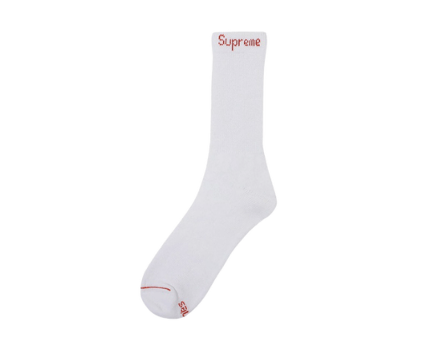 Hanes × Supreme Supreme X Hanes White Sock Size ONE SIZE - 1 Thumbnail
