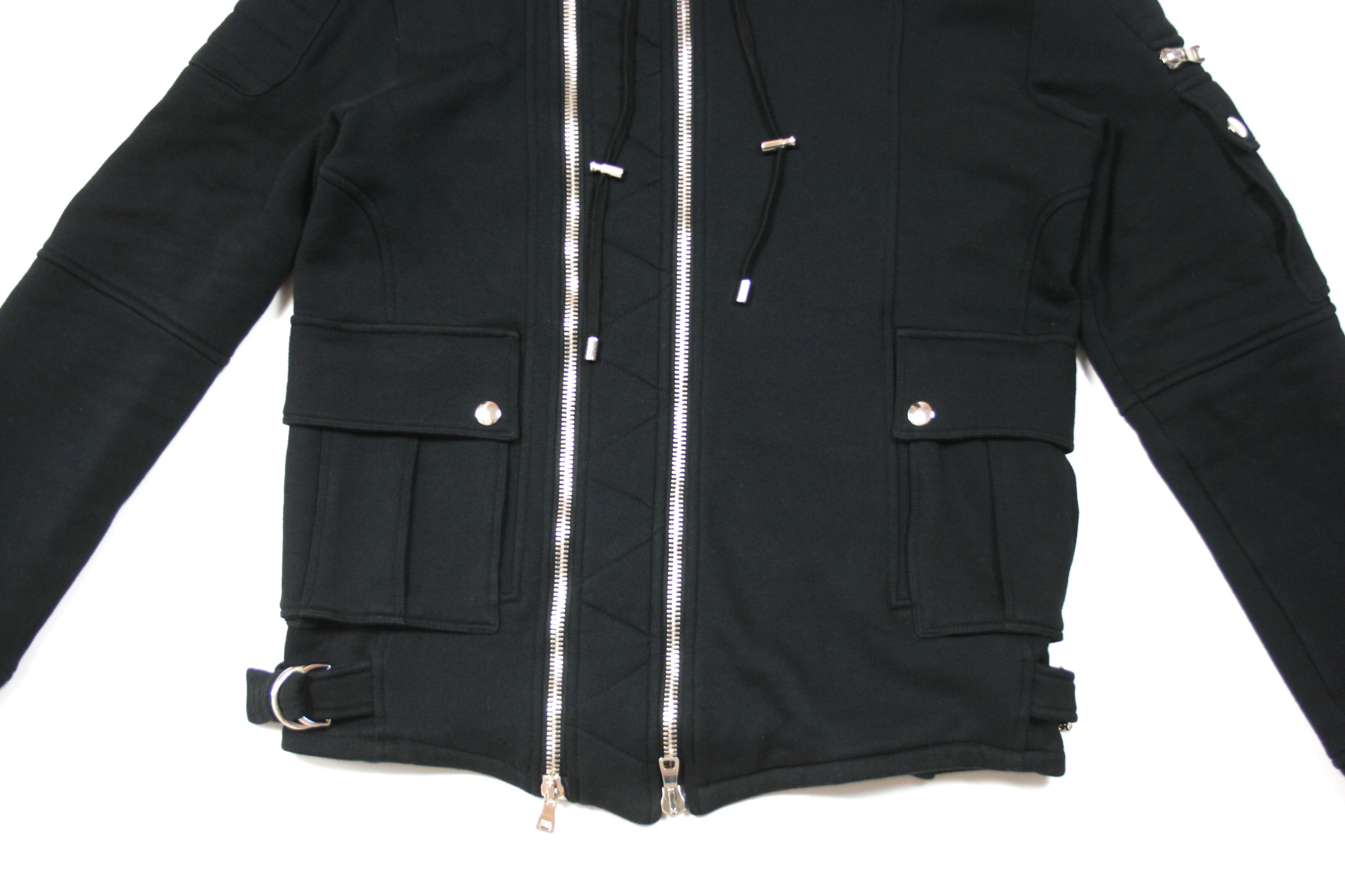 Balmain Biker Zippers Hoodie Jacket Size US M / EU 48-50 / 2 - 4 Thumbnail
