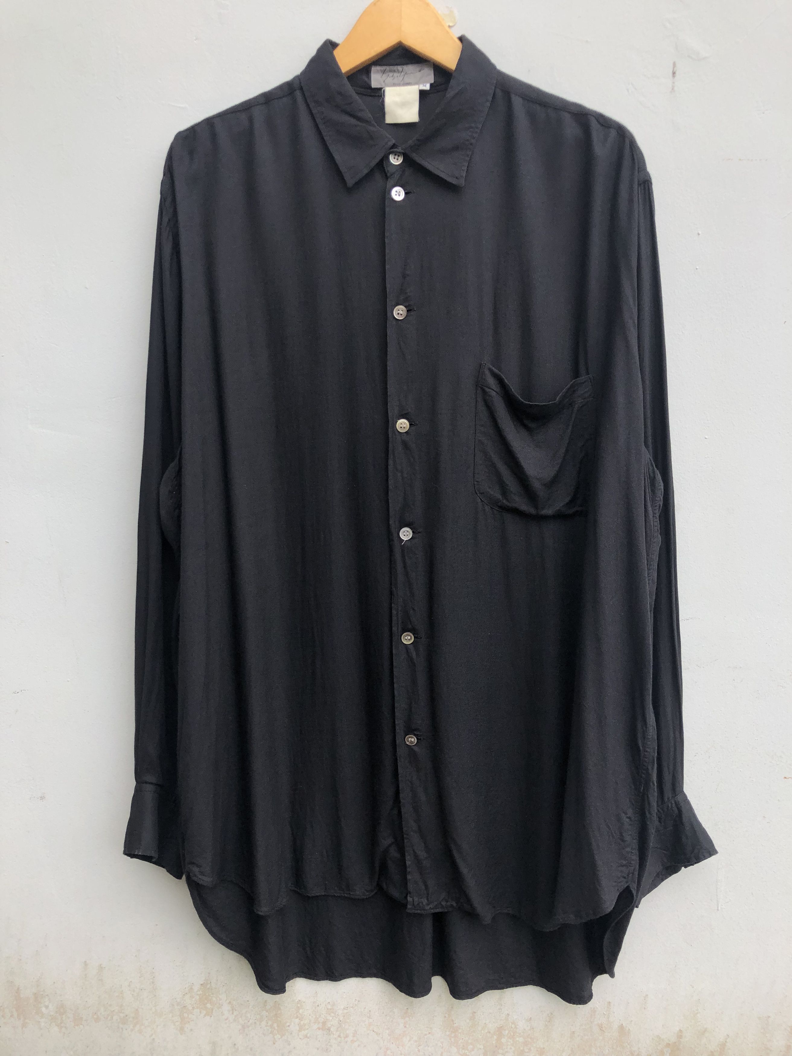 Yohji Yamamoto Yohji Yamamoto Oversize Rayon Shirt | Grailed