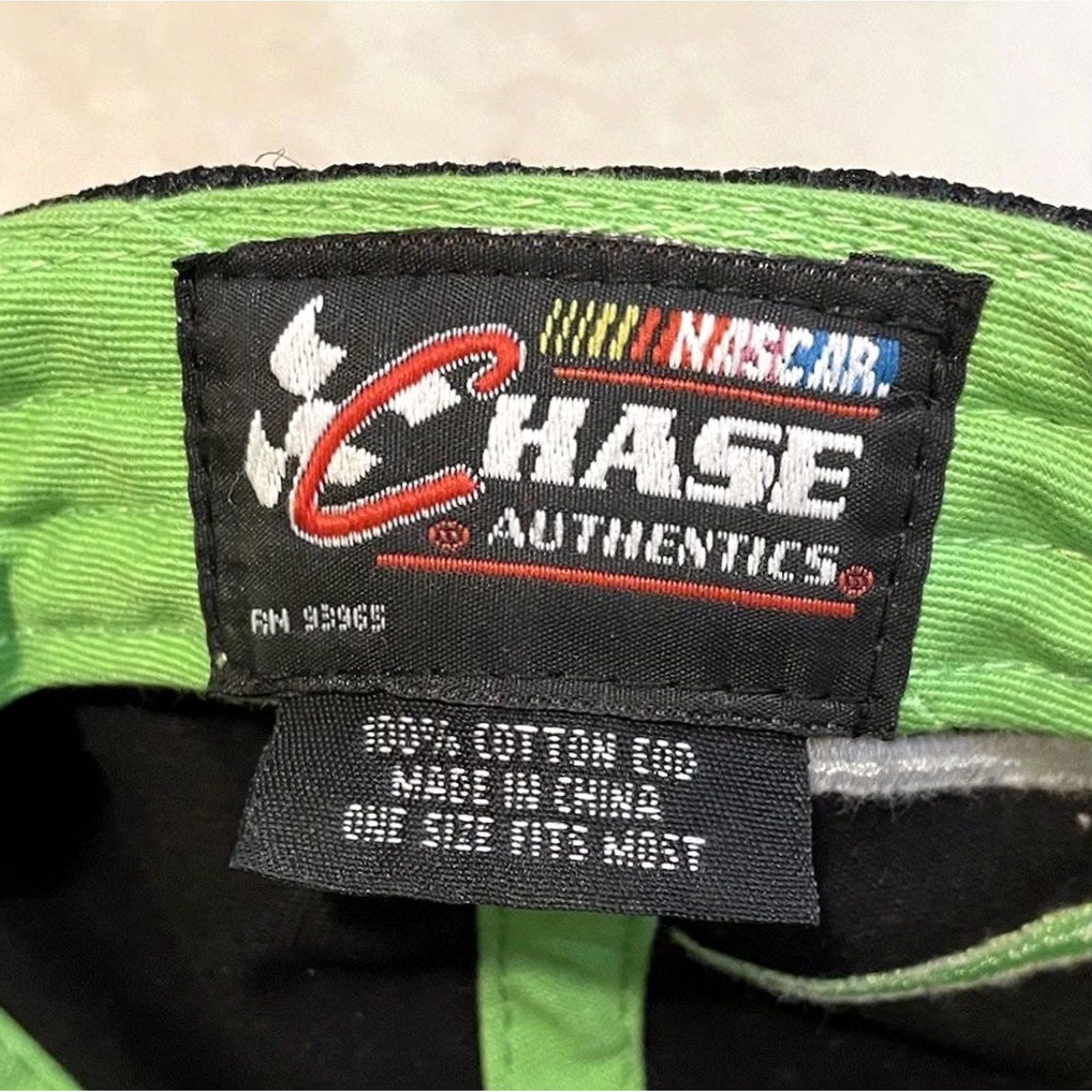 Chase Authentics VINTAGE Chase Authentics Mark Martin #5 Go Daddy Fire Flames Hat Baseball Cap Men Adjustable Black 90s Biker Rock USA Sports Autographed? Size ONE SIZE - 7 Thumbnail