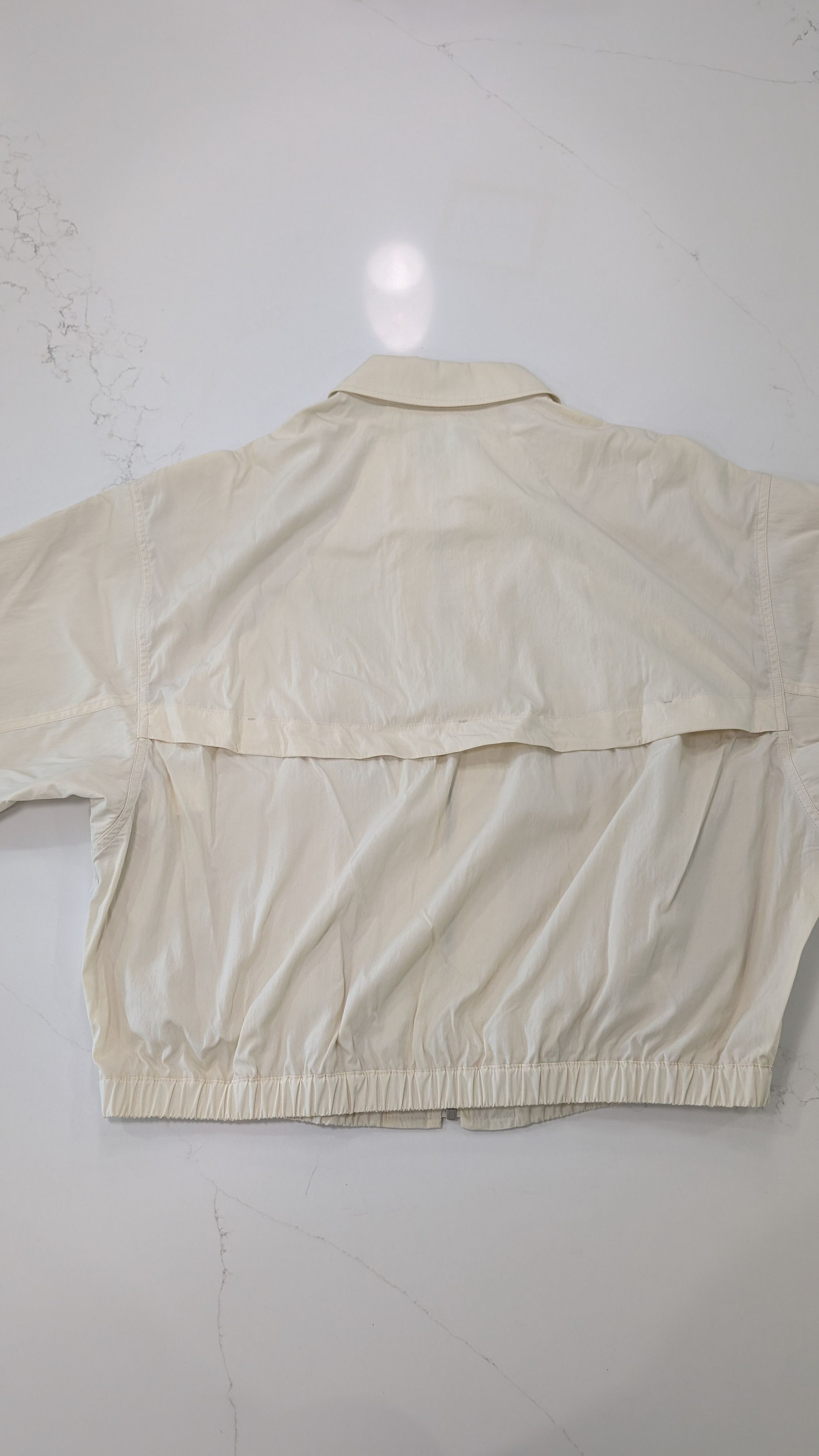 Lemaire Lemaire Creamy White Zipped Technical Blouson - Size LARGE Size US L / EU 52-54 / 3 - 2 Thumbnail