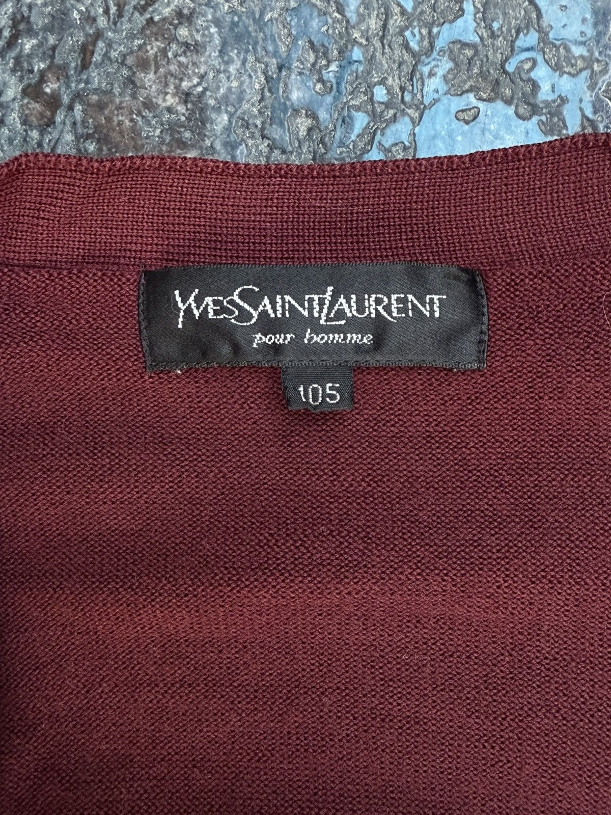 Yves Saint Laurent RARE VINTAGE YVES SAINT LAURENT CARDIGAN Size US L / EU 52-54 / 3 - 12 Thumbnail