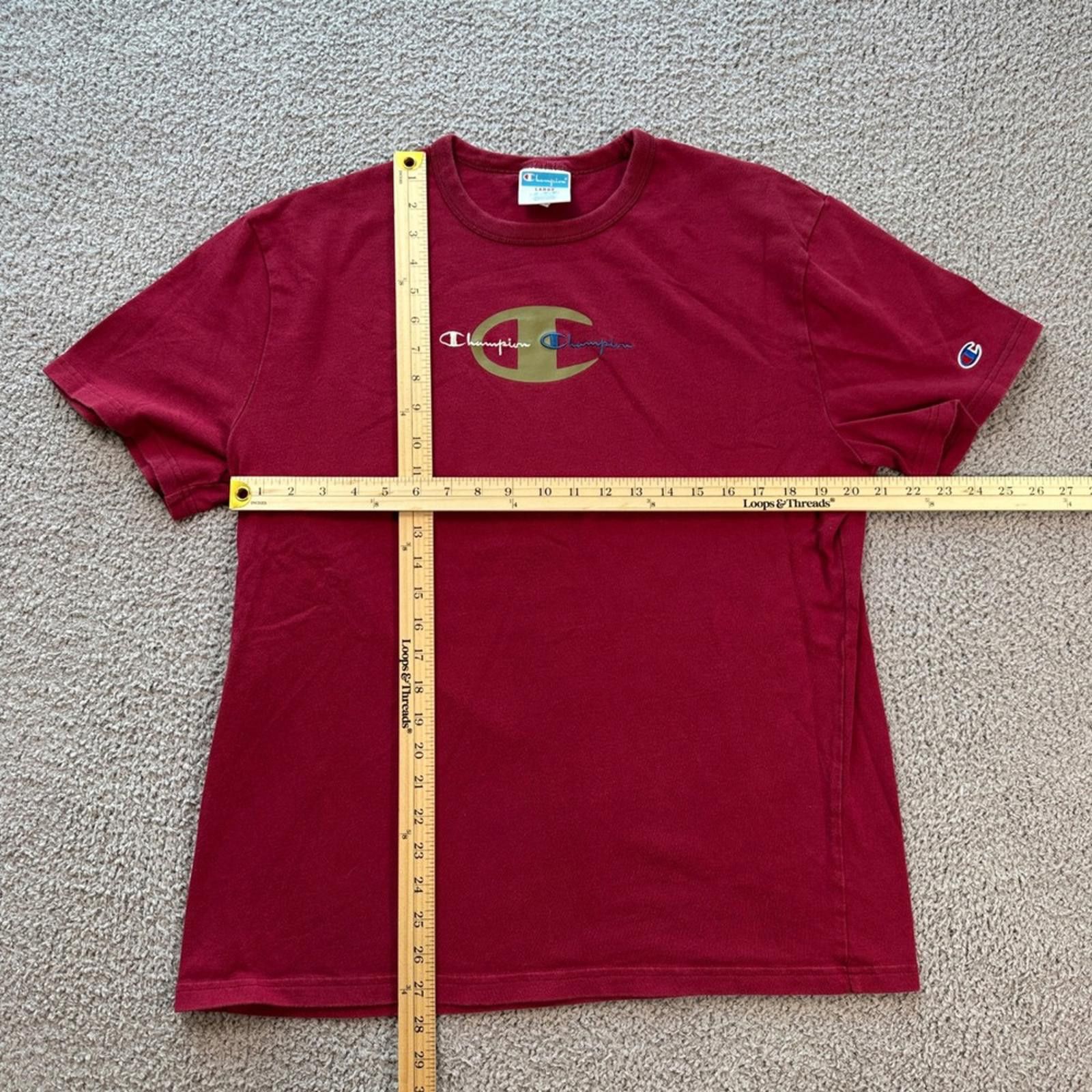 Champion Champion T Shirt Men L Red Graphic Short Sleeve Crewneck Tee Size US L / EU 52-54 / 3 - 2 Thumbnail