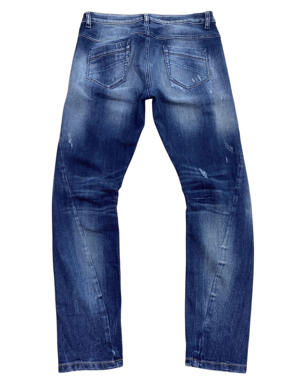 Japanese Brand Japanese Boyfriend Blue Wash Style Jeans Size US 31 - 3 Thumbnail