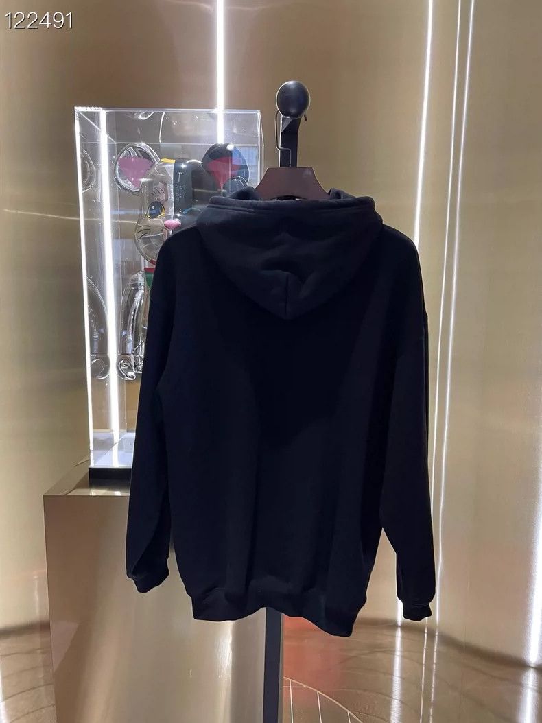 Balenciaga Balenciaga Black Mailbox Hoodie Size US M / EU 48-50 / 2 - 2 Thumbnail