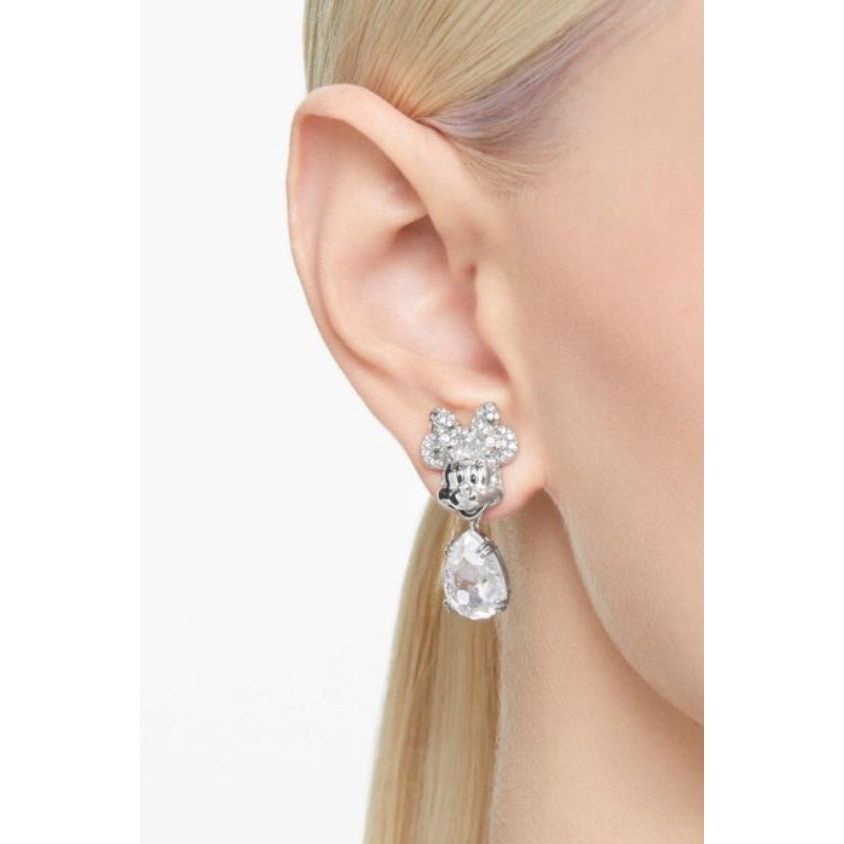 Swarovski Swarovski 100 Years Disney Minnie Mouse drop earrings Size ONE SIZE - 3 Thumbnail